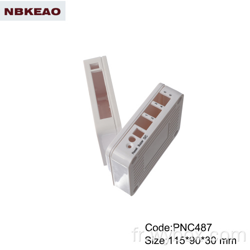 Boîtiers abs PNC048 pour la fabrication de routeurs boîtier de coque de routeur wifi boîtier en plastique pour jonction électrique électronique